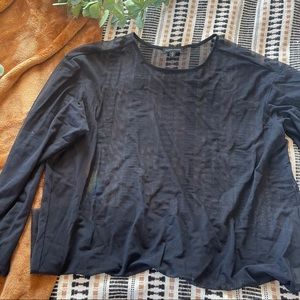 NWOT Universal Standard Thames Fog Top Black XL